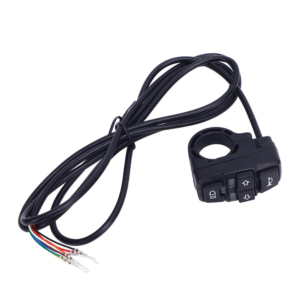 3 In 1 Motorcycle Headlight Horn Turn Switch Headlight Horn Turn ONOff Control Switch for 2.22cm