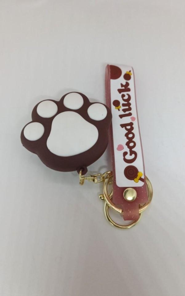 Брелок Лапка для ключей и сумки кошачья таба лапка игрушка антистресс 5 см