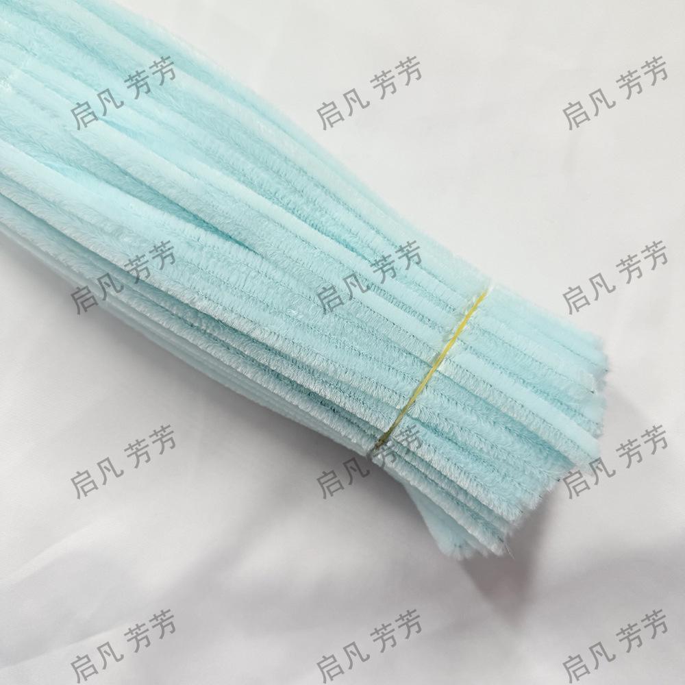 8mm Macaron Color Encrypted Twist Ties Chenille Stems for DIY Toys