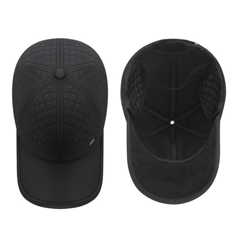 Northwood Мужские зимние шапки с бархатной защитой ушей, теплые кепки с утиным козырьком, уличные ветрозащитные бейсболки для папы