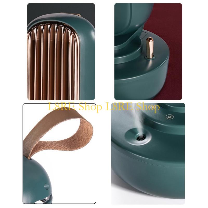 L8RE USB Air Cooler Humidifier Cooling Tower Fan Desktop Cooling Tower Fan Air Conditioner Fan for Home Office