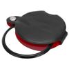Pocket Magnifying Glass 3X Magnification ABS Nonslip Scratch Resistant Flexible Handle High Clarity