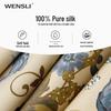 Wensli Ink Wash Smoke Cloud 100% Mulberry Silk Scarf