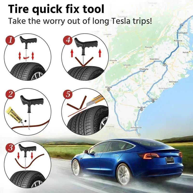 Для Tesla model 3 2024 highland 4 шт. Автомобильная резиновая накладка для домкрата для Model 3 Y X S Точка подъема Инструмент для ремонта шин автомобиля Автомобильные аксессуары