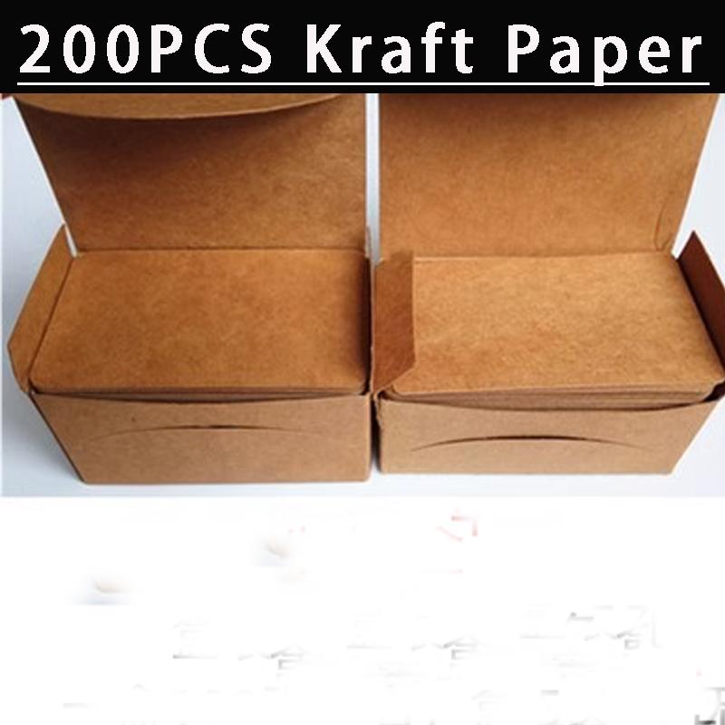 100/200 шт. Игральные карты Пустые Картонные Карточки Бумага для Карточек DIY Настольная Игра Открытка Ручная Работа Обои Открытки Сообщение Белая Карточка