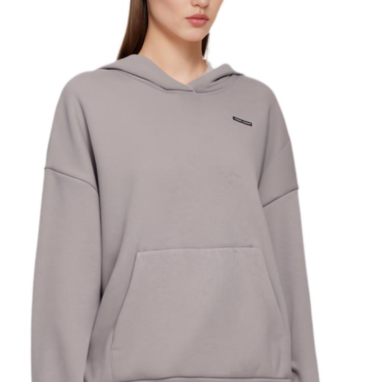 Under Armour Icon AW24 флисовая тренировочная толстовка с капюшоном и длинными рукавами женская толстовка Fatigue-Gray 1386485-015