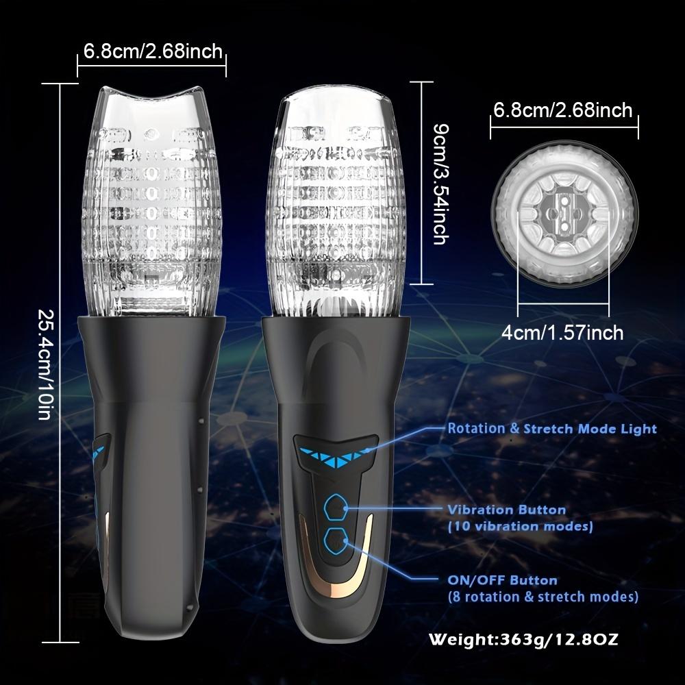 Автоматическая толкающая вращающаяся мужская мастурбационная чашка с вибрацией, тренажер для пениса, мастурбация, товары для взрослых, секс-игрушки для мужчин, товары для взрослых