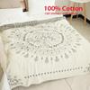2019 New Muslin Blanket Bed Sofa Travel Breathable Chic Mandala Big Soft Blanket