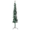 VidaXL Demi Artificial Christmas Tree Slim with Stand Christmas Tree Holiday Decoration Party Ornament Living Room 344600