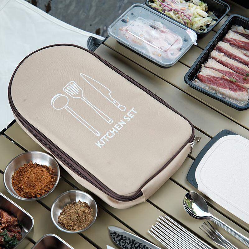 BBQ Master Портативный набор посуды для барбекю из нержавеющей стали для улицы