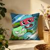 Stylish HHappy Tree Friendsied Cushion Cover Versatile DoubleSided Pillow Case Fit for Sofa Bed Car  Daily Decor