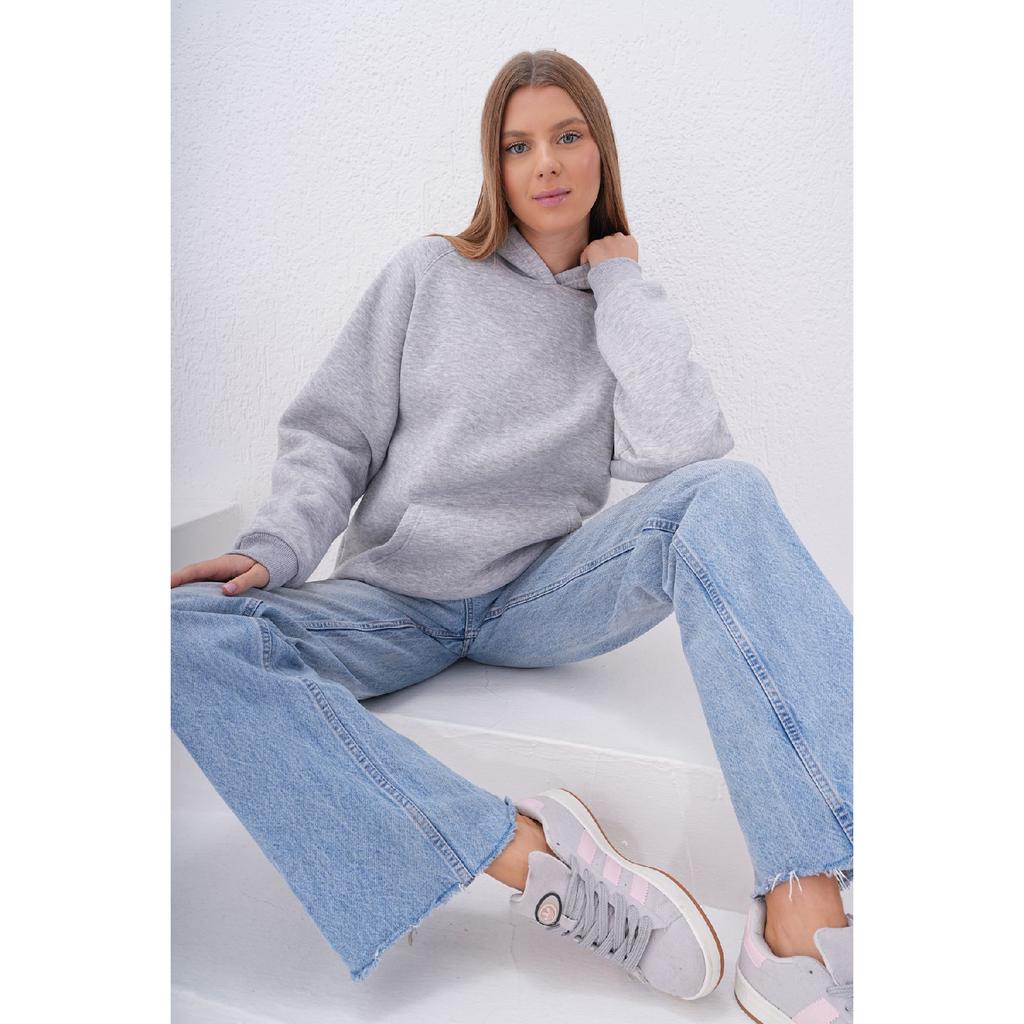 Толстовка оверсайз с капюшоном