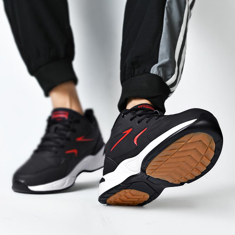 Мужская спортивная повседневная обувь с мягкой подошвой для бега, обувь для фитнеса большого размера