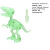 Светящийся в темноте скелет динозавра Игрушка 3D-печать Подвижная челюсть Тираннозавр Игрушка-антистресс Сочлененная модель динозавра Фигурка Настольное украшение Дети Взрослые