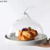 Меламиновый поднос Акриловая крышка Крышка для торта Тарелки для торта Десертная тарелка Блюдо для димсамов Противень для торта Подставка для торта Дисплей Подставка Крышка для еды Инструмент