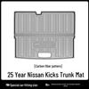 Экологичный водонепроницаемый коврик в багажник из TPE для Nissan KICKS 2017-2023 годов выпуска