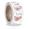 Наклейки спасибо Kawaii для детей 500 шт. Мультяшные клейкие ленты-стикеры для упаковки