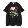 Initial D car race graphic print T-shirt
