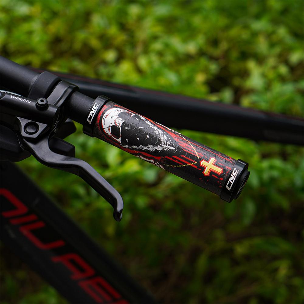 CNC Грипсы для Горного Велосипеда Гелевые MTB Грипсы Силиконовые Lock On Руль Велосипеда Грипсы Велосипедные Аксессуары Запчасти