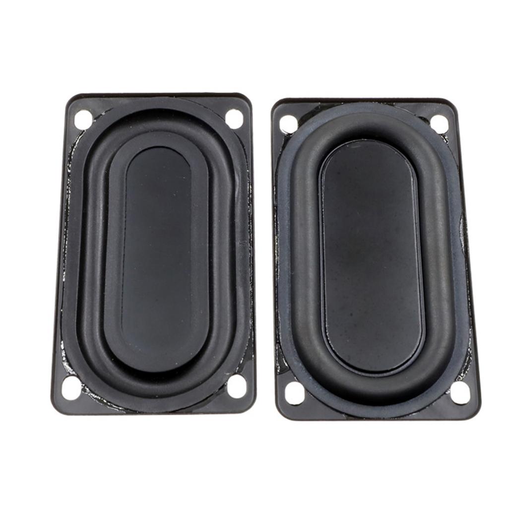 2Pcs Rubber Diaphragm 5090 with Mounting Holes Rectangle Bass Resonance Passive Radiator Speaker Vibration Membrane