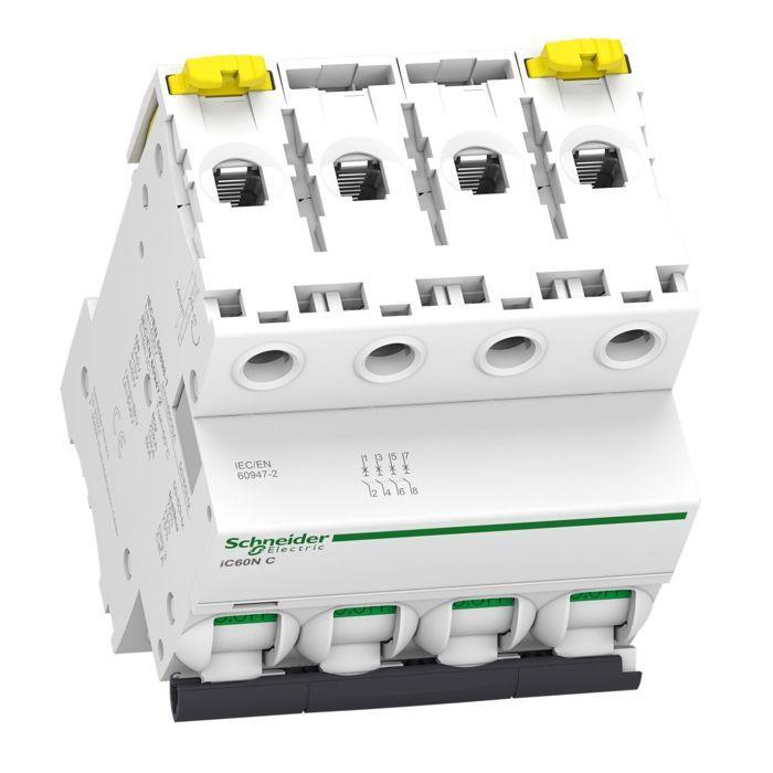 Disjoncteur Miniature - Schneider Electric - A9F74420 - 4P - Courbe C - 20A - 6kA