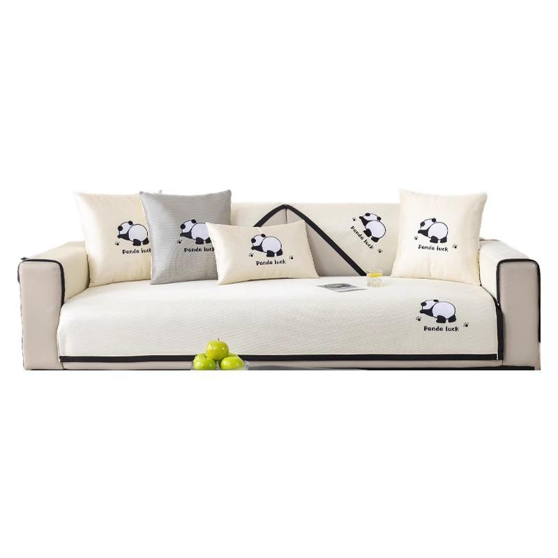 Summer Sofa Cushion Ice Silk Mat Non-Slip Cushion Cartoon New Summer Seat Cushion Cover Cool Cushion Cover Cloth