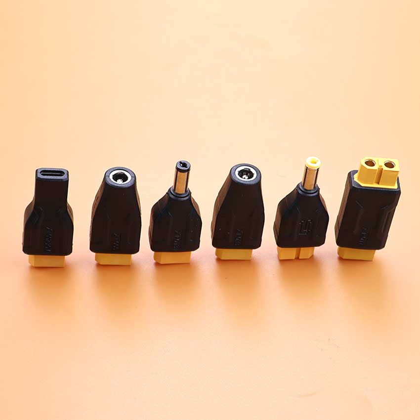 1pcs XT60 Female to USB Type-C DC 5.5*2.1 5.5*2.5 Female Male Power Connector Adapter Charging Conversion Plug For UAV Laptops