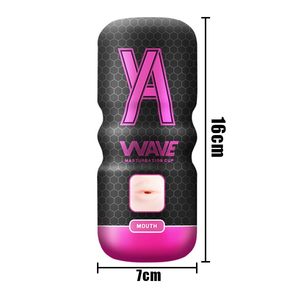 Oral Sex Penis Pump Realistic Vagina Anal Mouth Male Masturbation Cup Sex Toys For Men Silicone Soft Erotic Artificial Pussy