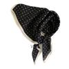 Polka Dot Silk Pure Cotton Blended Silk Scarf Women'S Versatile Small Square Scarf Spring And Autumn Korean Version Temperament Decorative Small Scarf