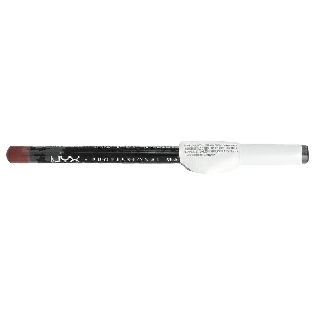 NYX PROFESSIONAL MAKEUP Тонкий карандаш для губ, 828 Ever, 1,04 г (0,03 унции)