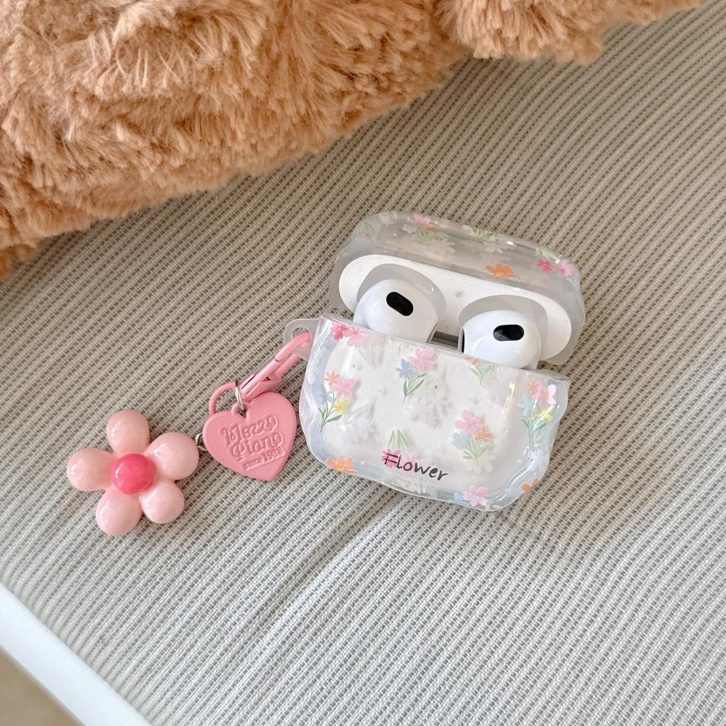 Full screen flowers for AirPods1 protective cover female apple 1/1 generation AirPods pro1 earphone cover simple