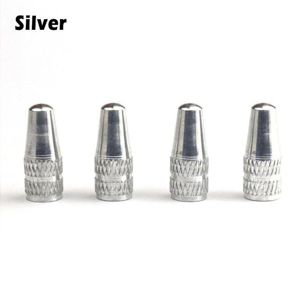 4 шт. колпачки для клапанов Presta для велосипеда, пылезащитный чехол, прочный алюминиевый сплав для горного велосипеда, аксессуары для велосипеда