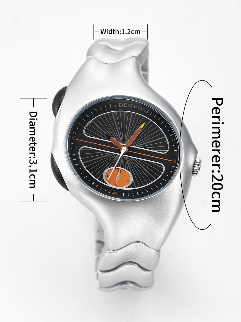 Alien Twist Original Watch Distorted Y2K Watch Men Quartz Watch Fashion Trendy Retro Watch Sports Niche Personality Design