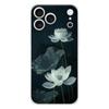 Мягкий прозрачный чехол из ТПУ для телефона iPhone 17 Air 16E 16 11 15 14 Pro MAX 12 13 7 8 Plus SE Пасхальный чехол Защита Узор Лотоса