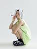 Bomnal Boutique Ribbon Mini Dress _ Neon Green
