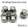 5x Car Wheel Bolts Lug Nuts Tire Hub Parts 2434886 5114407 ACPZ1012H For Ford Focus Fusion Mondeo Escape Kuga Fiesta M12x1.5mm