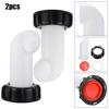 New Spout Outlet Tap Nozzle Plastic Sets Spout Outlet Tap Fitting Water Oil Fuel Pour Watering Accessories Diesel Nozzle