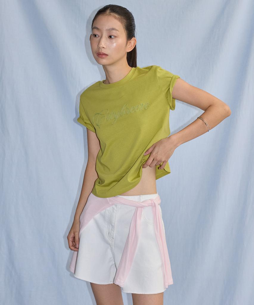 CITYBREEZE Denim Shorts_White