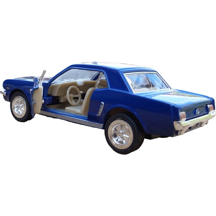 KINSMART Масштаб 1964 Ford Mustang Литая Модель Синий 1/34 Автомобиль,