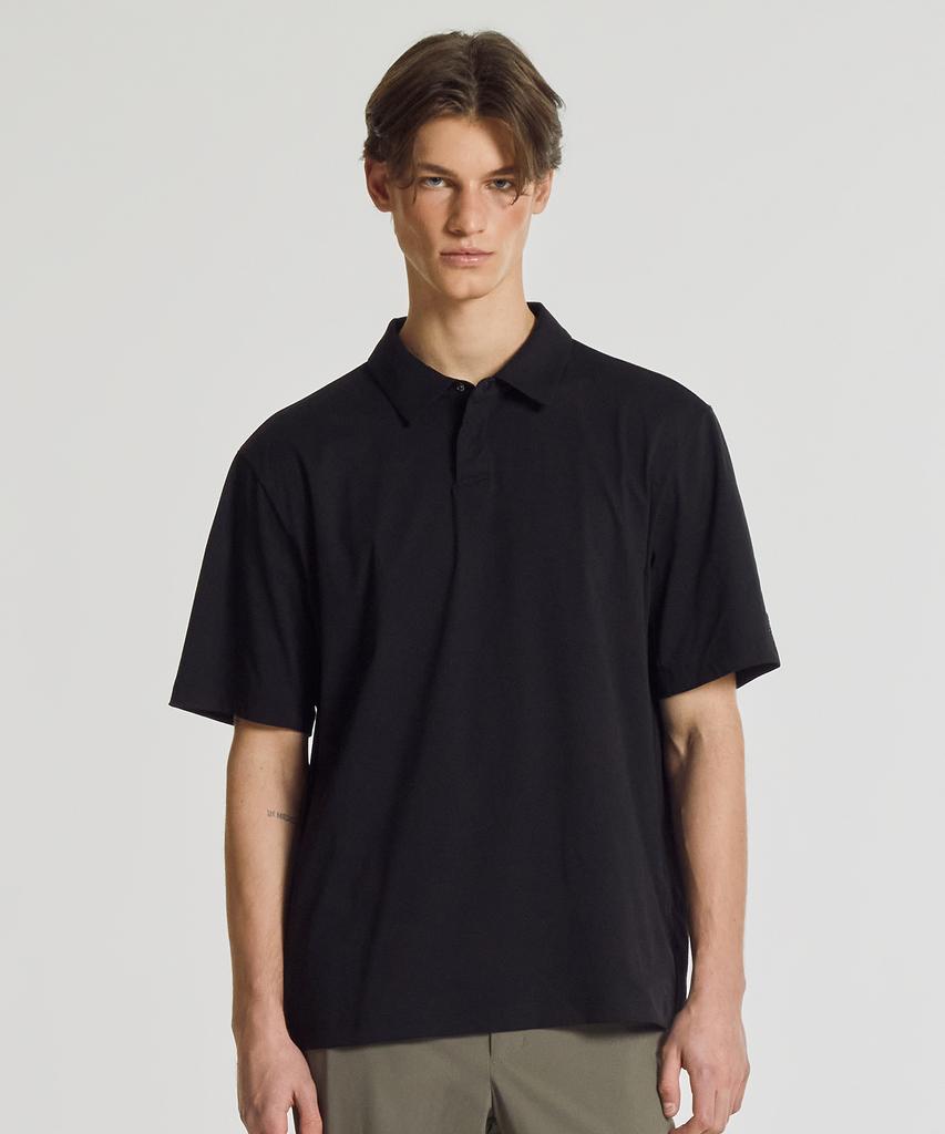 Nyuballanseu Nbnfg31603 / Уни Замороженная Базовая Футболка с Воротником (черный)