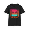 Vintage Miami Florida Sunset Shirt Men's and Women's Summer T-shirt Beachwear Vacation Shirt Gift Fashionable Men's Clothing