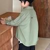 Spring and Autumn New Boys Thin Fashionable Handsome Long Sleeve Shirt