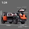 LYZRC Новый 1:Модель внедорожника в масштабе 24, игрушка, литая под давлением игрушечная машинка из цинкового сплава с инерционным механизмом, со звуком и светом, с поворачивающимися передними колесами, подходит для подарка мальчикам