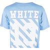 Off-White SS21 Virgil Abloh религиозный узор масляная живопись футболка женские топы синий OW-SS18-047
