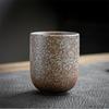 Creative Ceramic Cup Kung Fu Teacup Espresso Coffee Cup Tea Cup Coarse Pottery Cup Retro Teacup