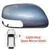 ABS plastic Car Silver Rearview Accessories Door Mirror Shell For Toyota Auris 2009 2010 2011 2012 Car Decoration Styling