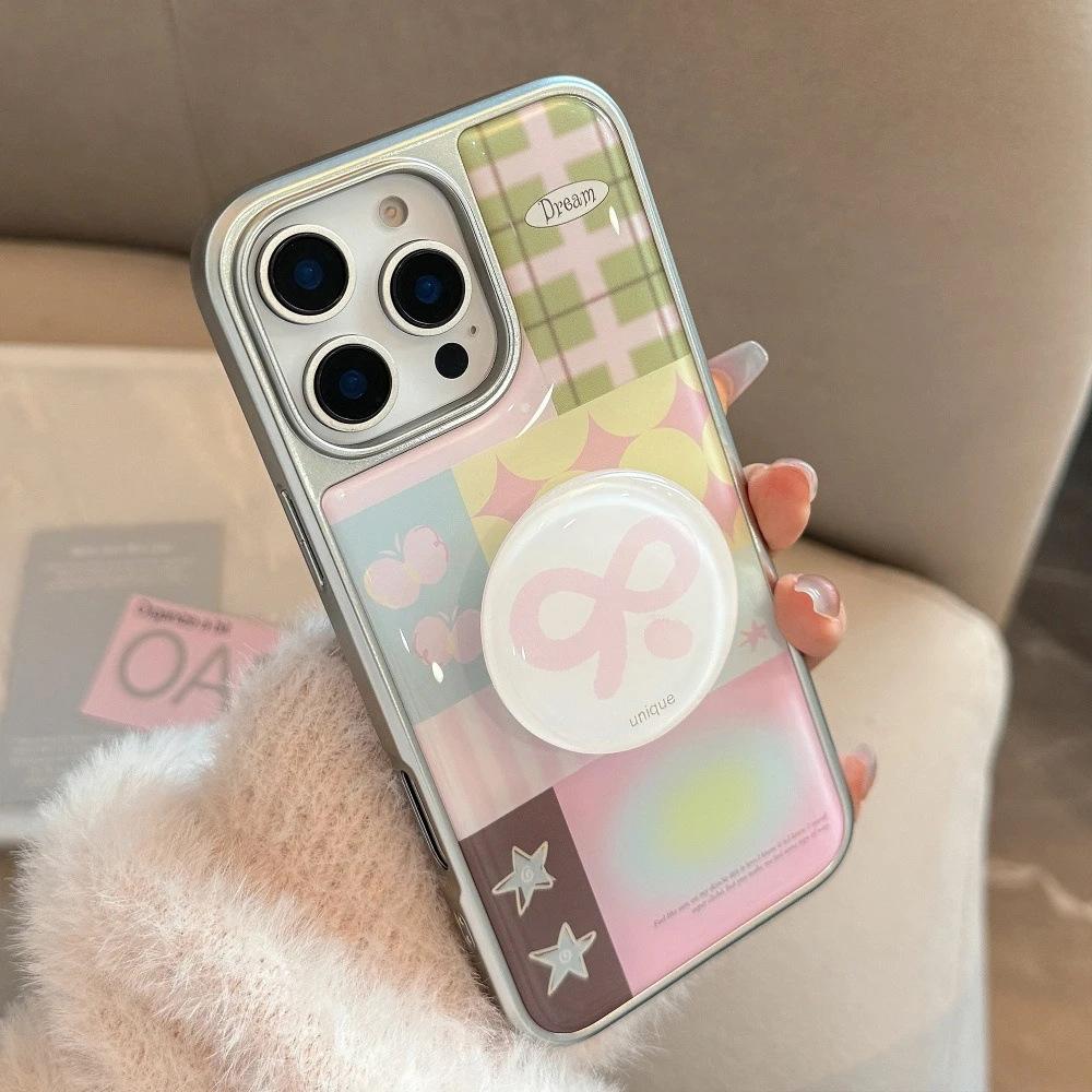 Коллаж в звездную клетку для чехла мобильного телефона iPhone 17/16 Apple 14 гальваническое покрытие 13 конденсация влаги 12 нишевый 15 комплектов