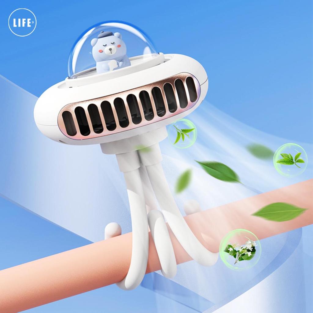 Вентилятор для коляски 3Life, зажим для штатива, вентилятор, 4 скорости, вращающийся ручной вентилятор для автомобильного сиденья, детской кроватки, велосипедной беговой дорожки