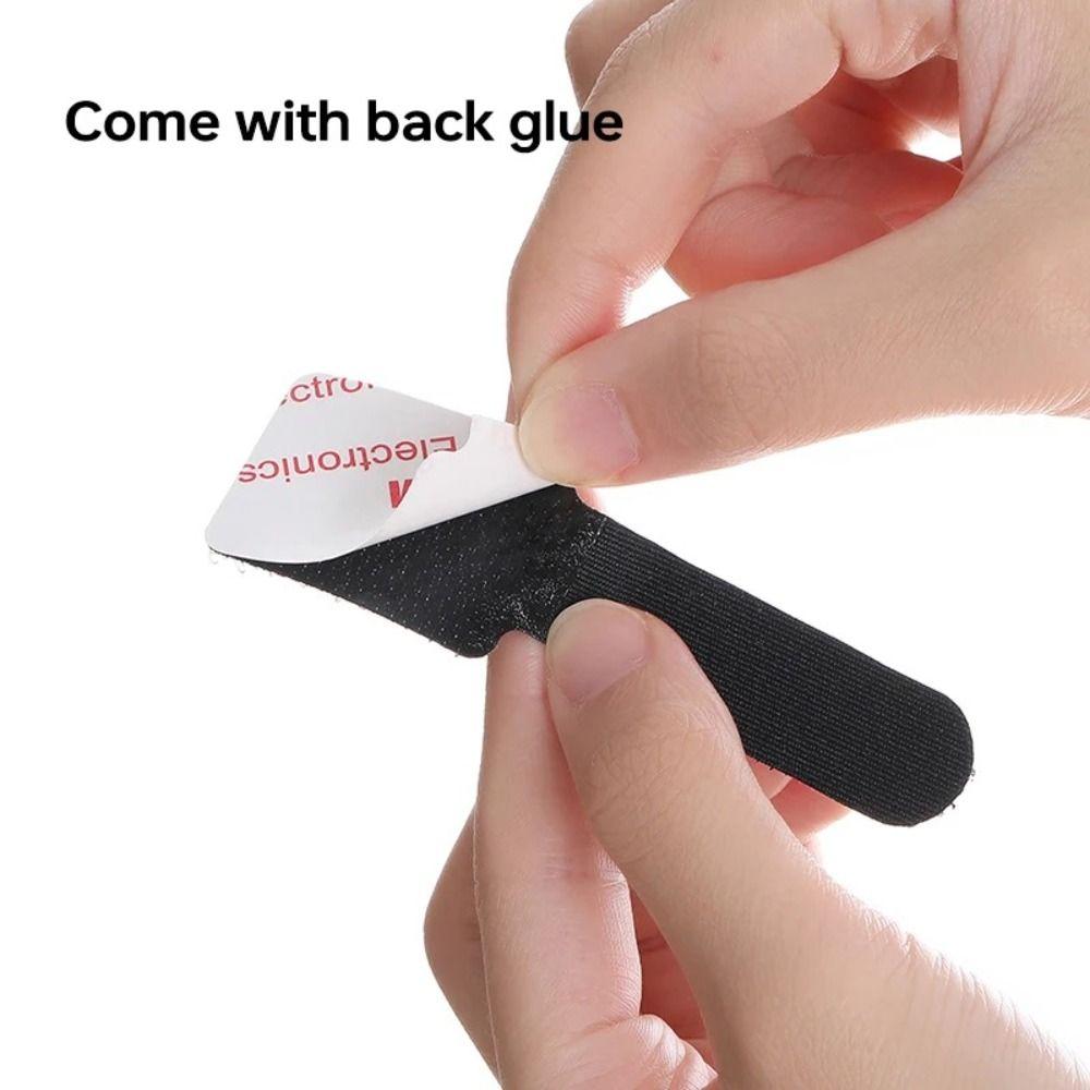 Reusable Cable Ties Self Adhesive Straps Manager Durable Wire Organizer