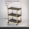 European Style Titanium Hotel Serving Cart
